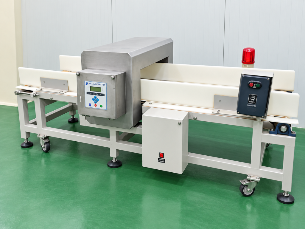 Conveyor metal detector at the Aayuritz plant
