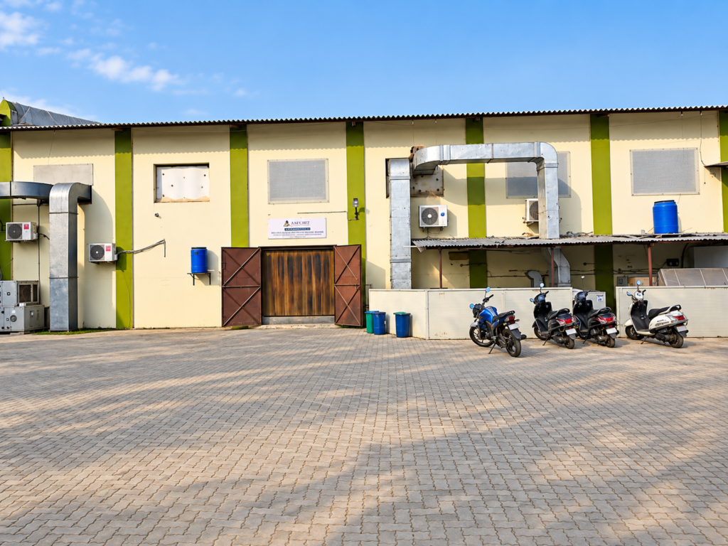 Aayuritz plant entrance in Randheja, Gandhinagar