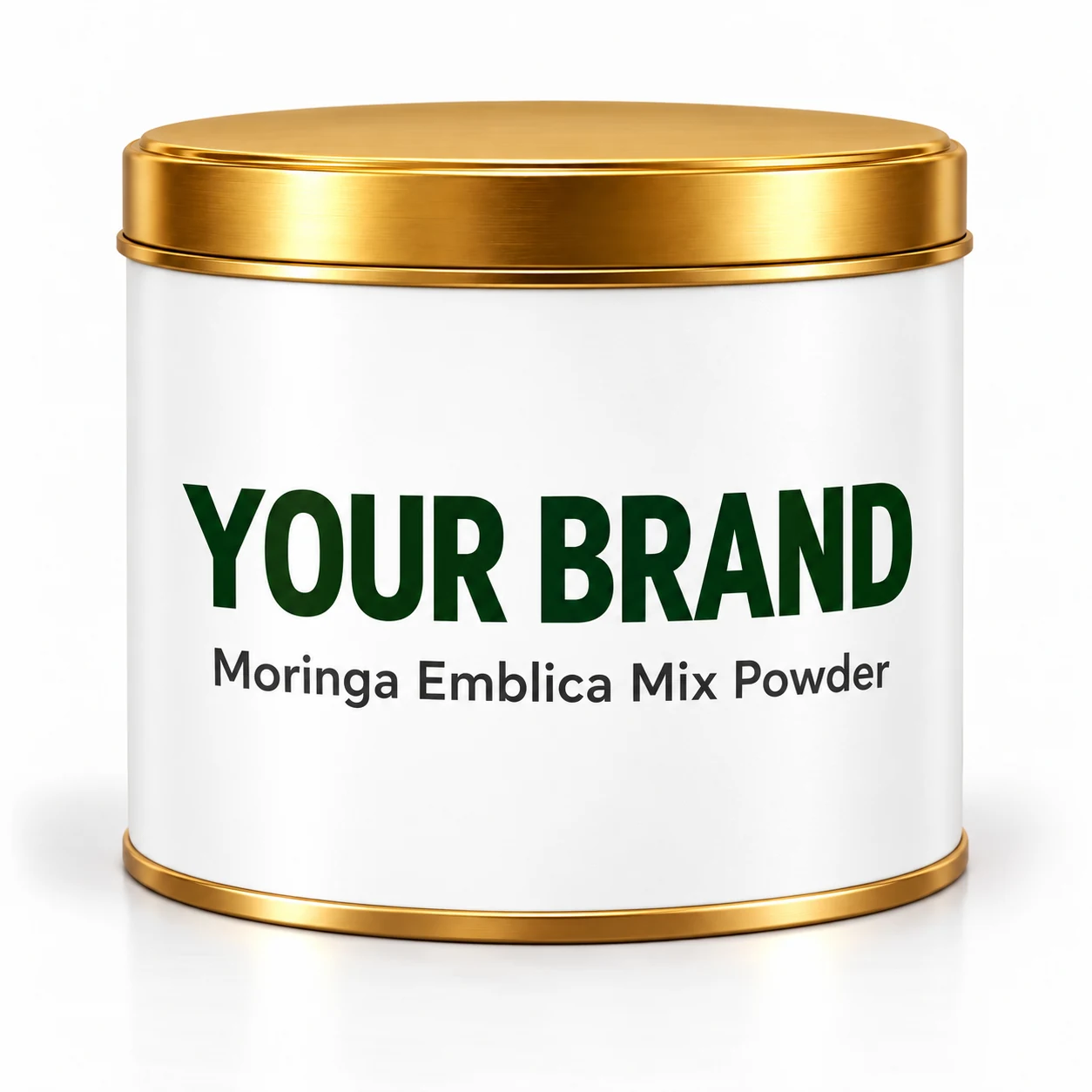 Moringa Emblica Mix Powder pure white YOUR BRAND private-label packaging concept