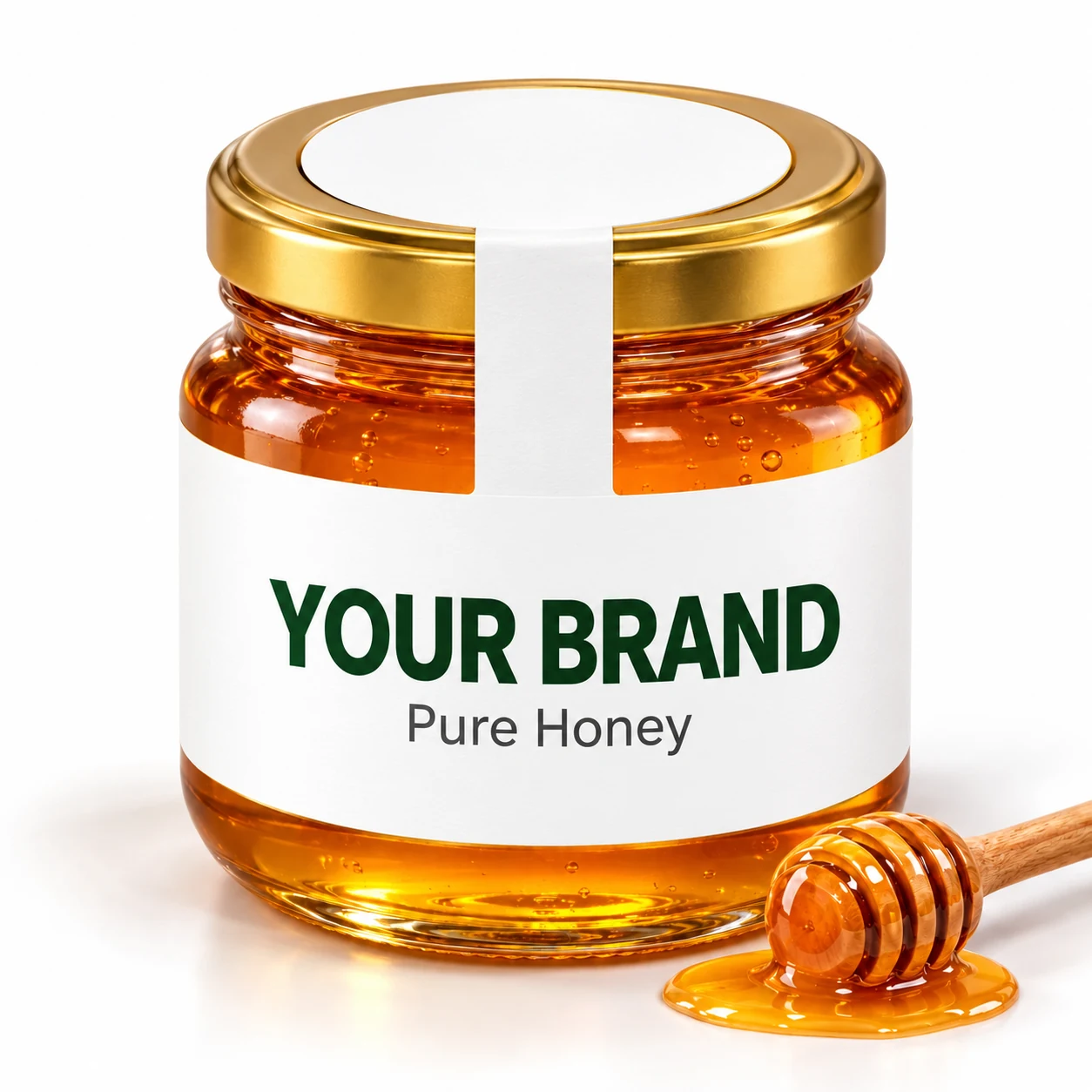 Pure Honey pure white YOUR BRAND private-label packaging concept